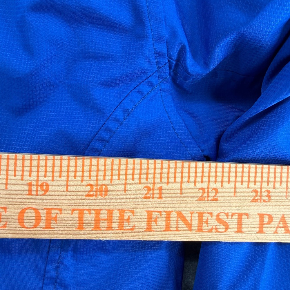 Starter Windbreaker Jacket Mens Small Blue Colorblock Full Zip Mesh Lined - Picture 13 of 16